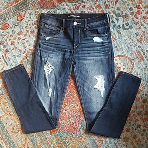 Express mid rise leggings, size 2